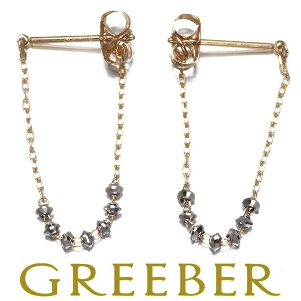 エテ ピアス   カットボール K18YG/WG 