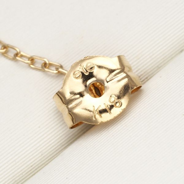 エテ ピアス   カットボール K18YG/WG 