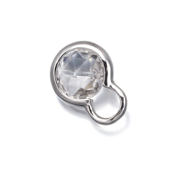 スタージュエリー ピアス クォーツ  チャーム 片耳 K18WG 