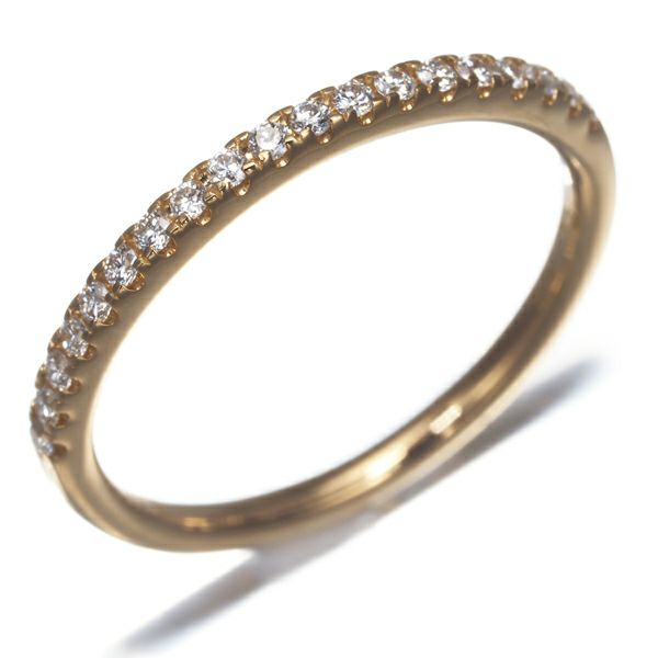 スタージュエリー リング ダイヤ 0.07ct  ピンキー 1号 K18YG 