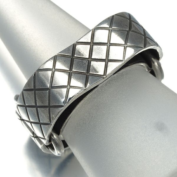 ボッテガヴェネタ リング  イントレチャート 15号 シルバー925 