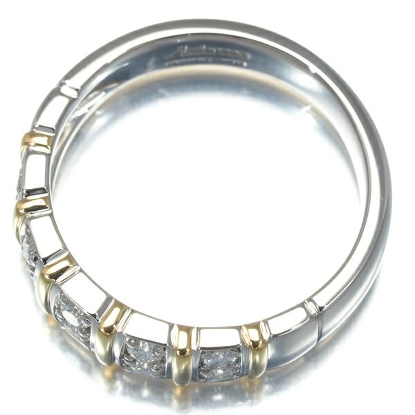 アンブローズ リング ダイヤ 0.30ct  コンビカラー 15号 K18YG/Pt900 