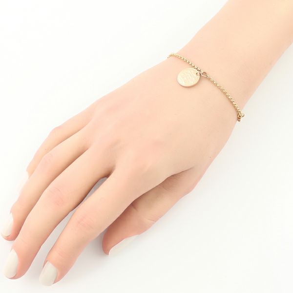 エルメス ブレスレット ダイヤ エクスリブリス PM ST刻印 K18PG 