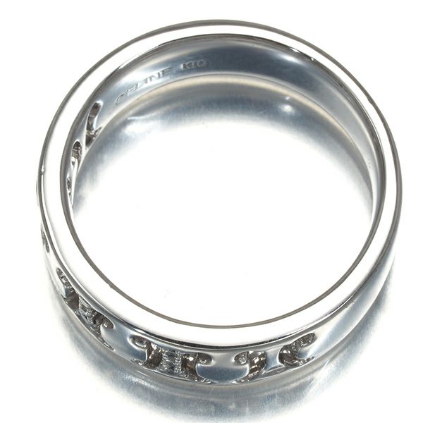 セリーヌ リング ダイヤ マカダム 13号 K10WG 