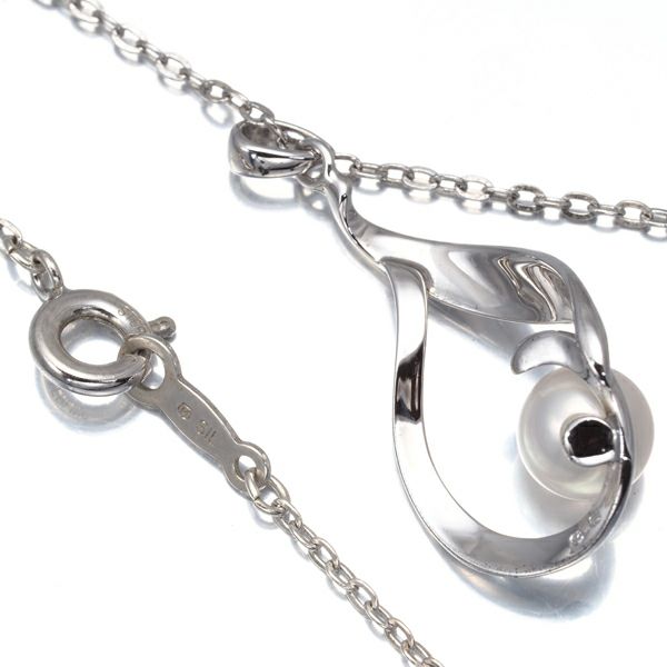 ミキモト ネックレス パール アコヤ真珠 6.5mm   シルバー/シルバー925