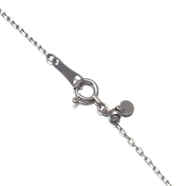 カットアズキ チェーンネックレス ロング 64cm Pt850 