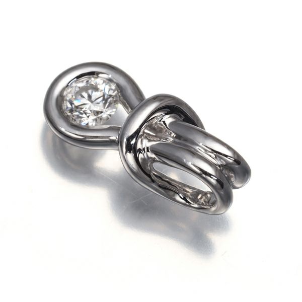 フォーエバーマーク ペンダントトップ ダイヤ 0.15ct エンコルディア  K18WG 