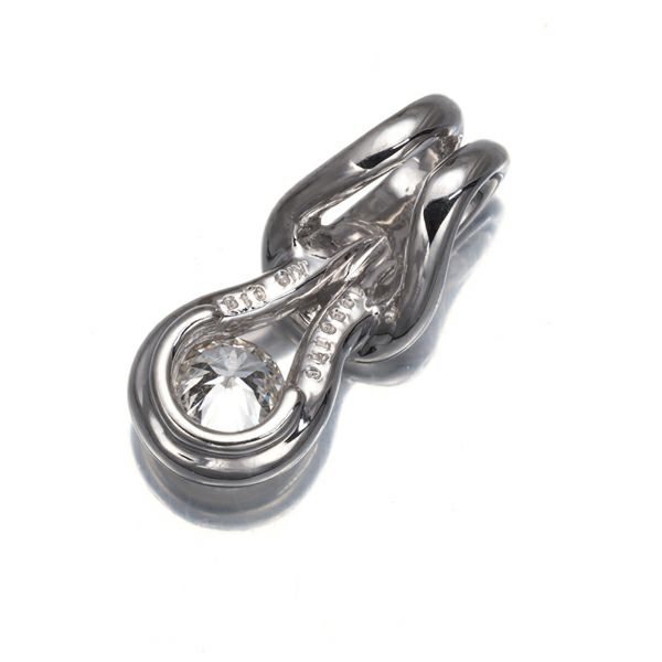 フォーエバーマーク ペンダントトップ ダイヤ 0.15ct エンコルディア  K18WG 