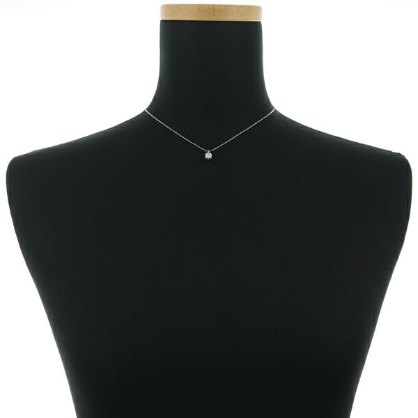 ダイヤ 0.20ct   ネックレス K18WG 