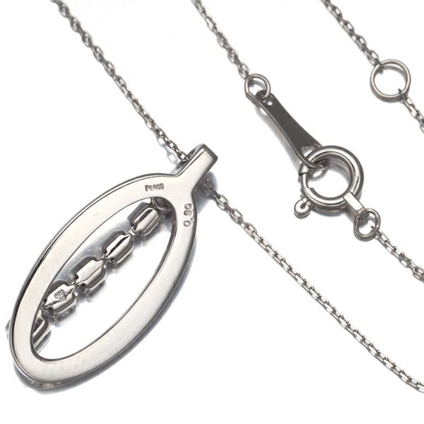 ダイヤ 0.30ct   ネックレス Pt900/Pt850 