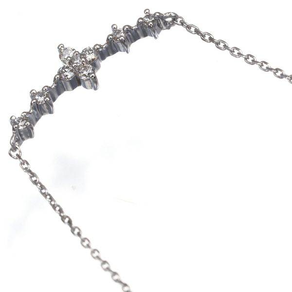 ヴァンドーム ネックレス ダイヤ 0.09ct   Pt900/Pt850 