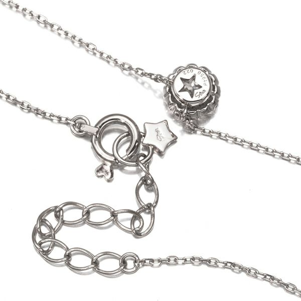 スタージュエリー ネックレス ダイヤ 0.22ct   Pt950 