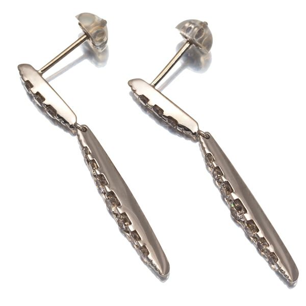 カシケイ ピアス ダイヤ 1.00ct ネイキッド  K18BG 