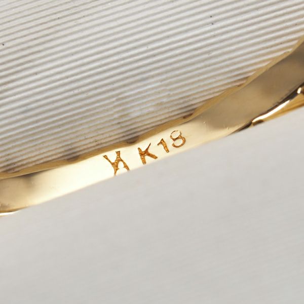 ヴァンドーム リング ダイヤ  12号 K18YG 