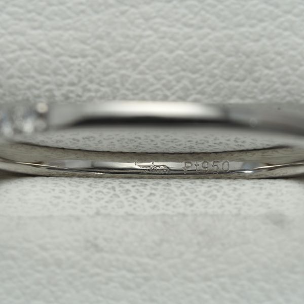 スタージュエリー リング ダイヤ 0.15ct  ハーフエタニティ 12号 Pt950 