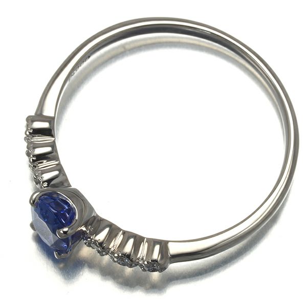 タンザナイト ダイヤ 0.06ct   リング Pt900 ソーティング