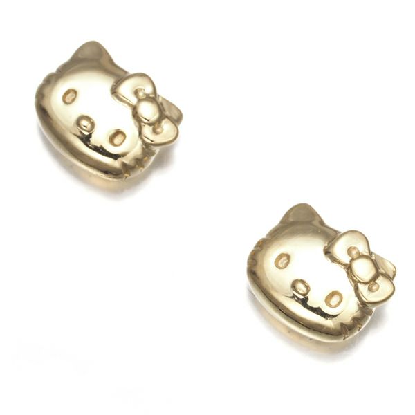 サンリオ ピアス   ハローキティ K18YG 