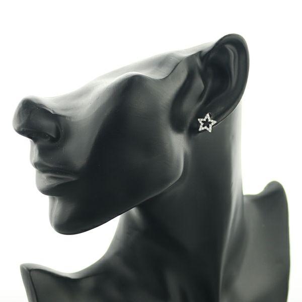 ティファニー ピアス ダイヤ  スター 片耳 Pt950 