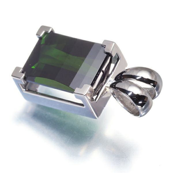 グリーントルマリン 7.67ct   ペンダントトップ Pt900 