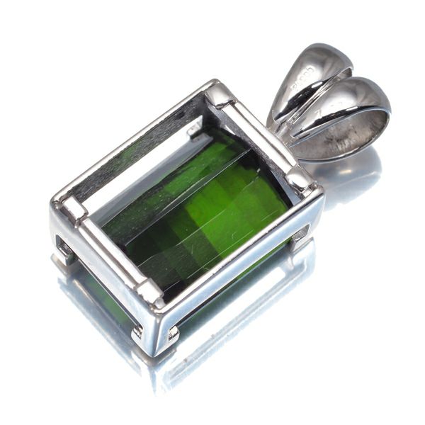 グリーントルマリン 7.67ct   ペンダントトップ Pt900 