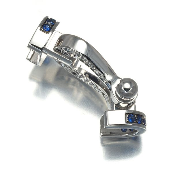フレッド ブレスレット用バックル サファイア フォース10 LM K18WG/ブラックコーティング