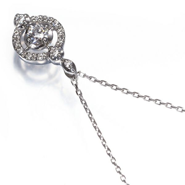 ヴァンドーム ネックレス ダイヤ 0.12ct/0.06ct   Pt950/Pt850 