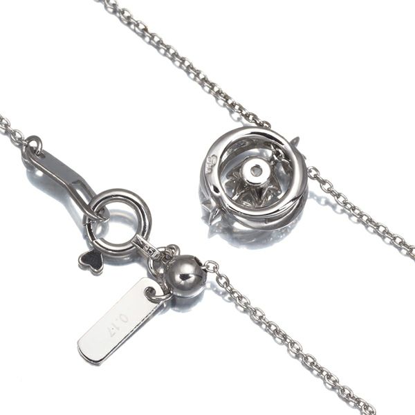 スタージュエリー ネックレス ダイヤ 0.17ct   Pt950 