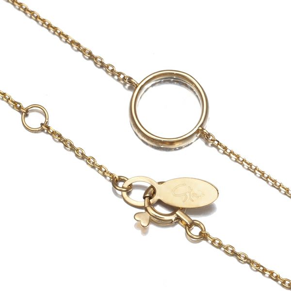 スタージュエリー ブレスレット ダイヤ 0.09ct  サークル K18YG 