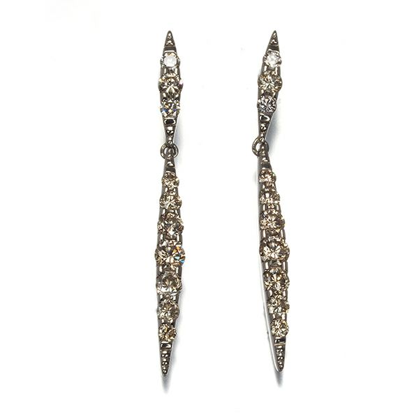 カシケイ ピアス ダイヤ 1.00ct ネイキッド K18BG 