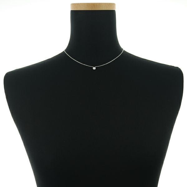 ヴァンドーム ネックレス ダイヤ 0.27ct  一粒 Pt900/Pt850 