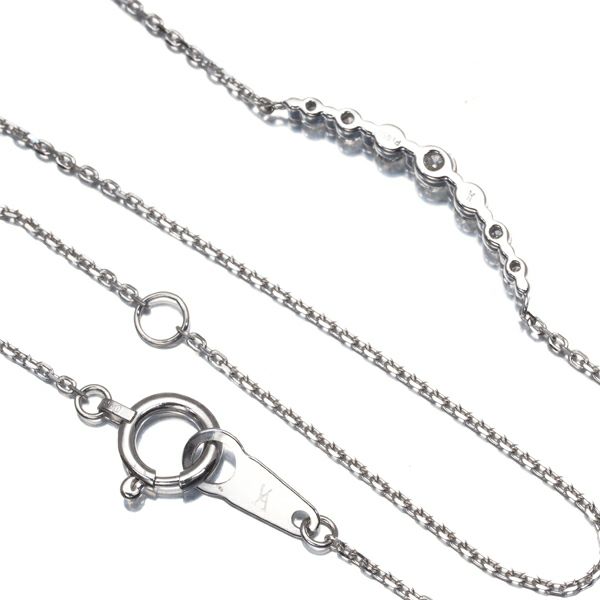 ヴァンドーム ネックレス ダイヤ 0.17ct リュール  Pt950/Pt850 