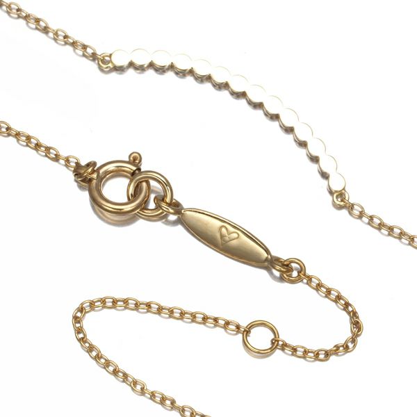 アーカー ネックレス ダイヤ 0.10ct ビリーブユー  K18YG 