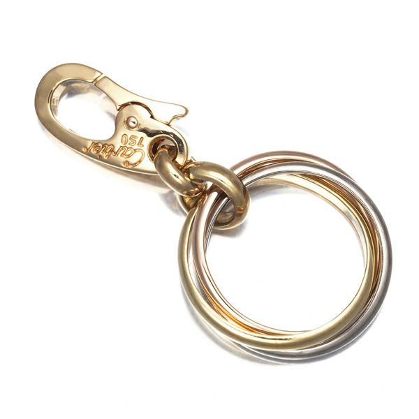 カルティエ ペンダントトップ  トリニティ スリーカラー チャーム K18YG/WG/PG 