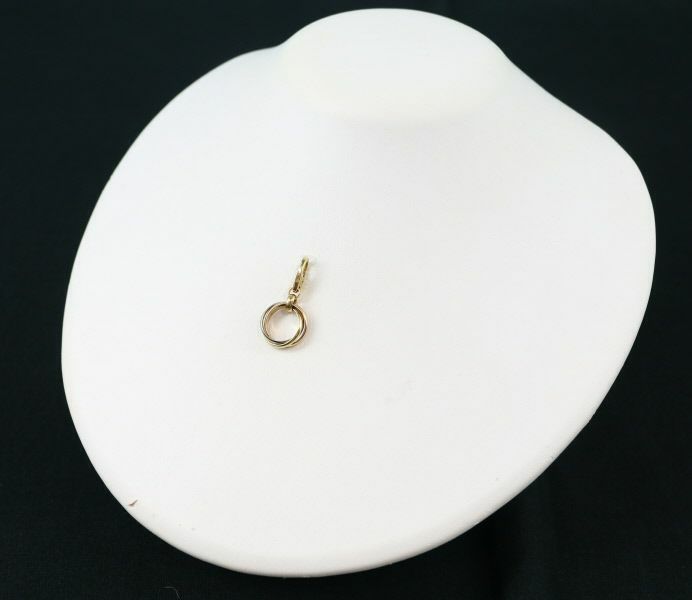 カルティエ ペンダントトップ  トリニティ スリーカラー チャーム K18YG/WG/PG 