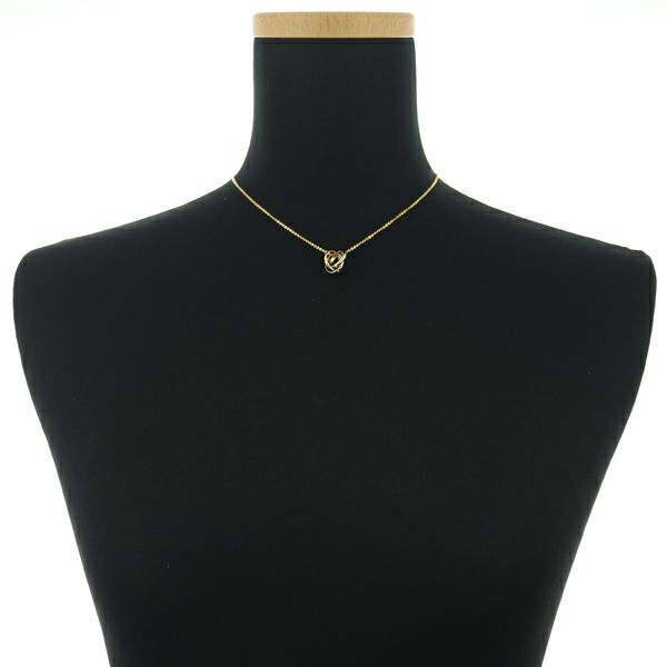 カルティエ ネックレス ダイヤ トリニティ スリーカラー K18YG/WG/PG 