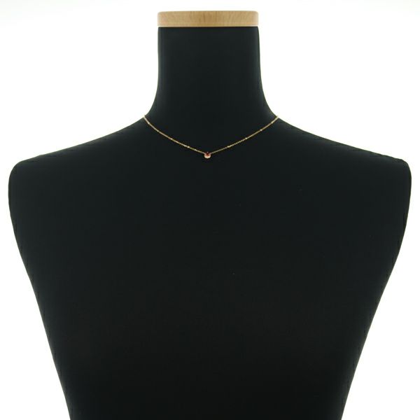 ポーラ ネックレス ルビー 0.10ct ダイヤ 0.01ct   K18YG 