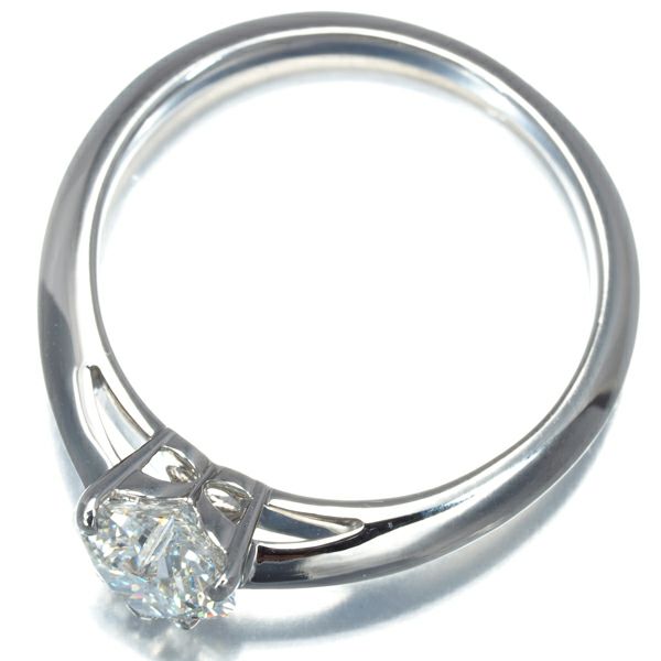 ティファニー リング ダイヤ 0.71ct   ハートシェイプ ソリティア 12号 Pt950 鑑定書