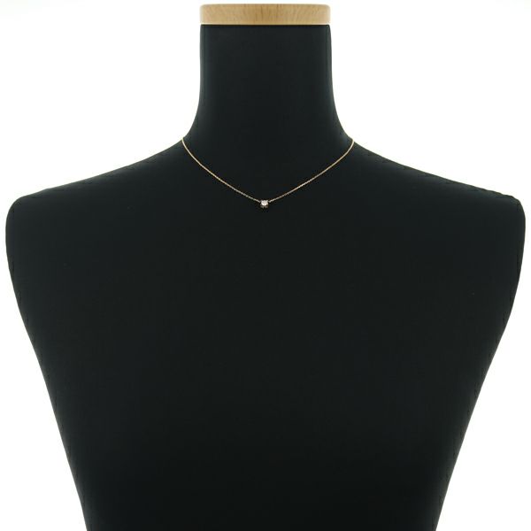 カルティエ ネックレス ダイヤ 0.26ct G VVS1 3EX Cドゥ  K18PG 鑑定書