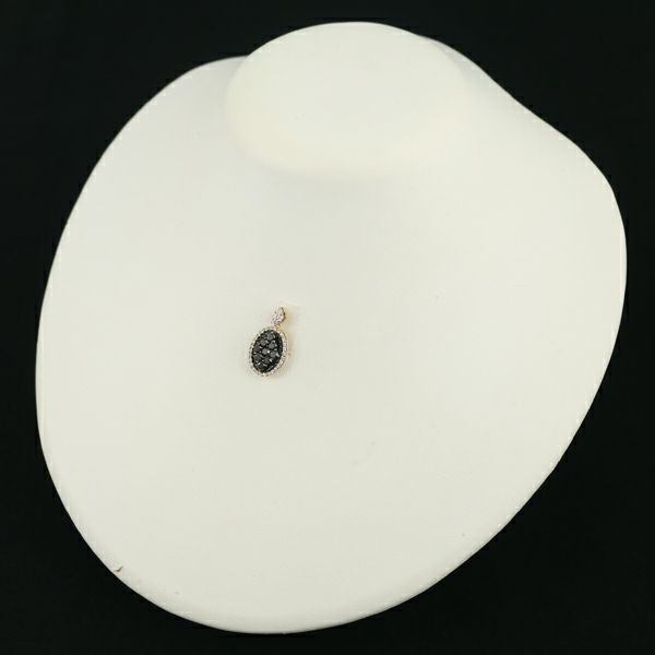 ダイヤ 0.70ct/0.25ct パヴェ  ペンダントトップ K18PG 