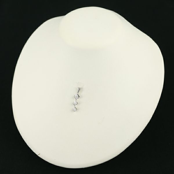 タサキ ペンダントトップ ダイヤ 0.59ct  3P Pt900 