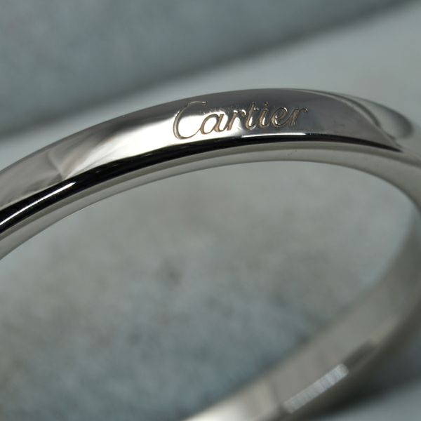 カルティエ リング ダイヤ バレリーナ ハーフエタニティ 51号 Pt950 保証書