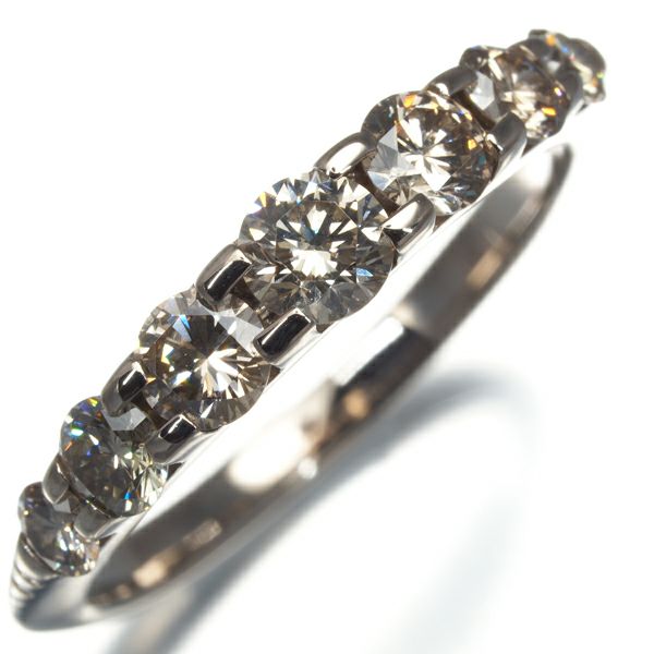 カシケイ リング ダイヤ 1.00ct ネイキッド 15号 K18BG 