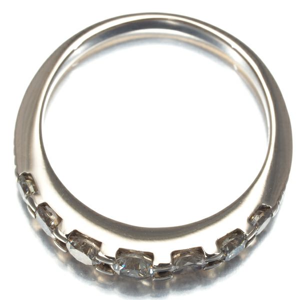 カシケイ リング ダイヤ 1.00ct ネイキッド 15号 K18BG 