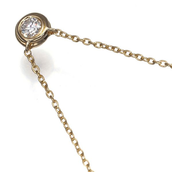 ヴァンドーム ネックレス ダイヤ 0.12ct  一粒 K18YG 