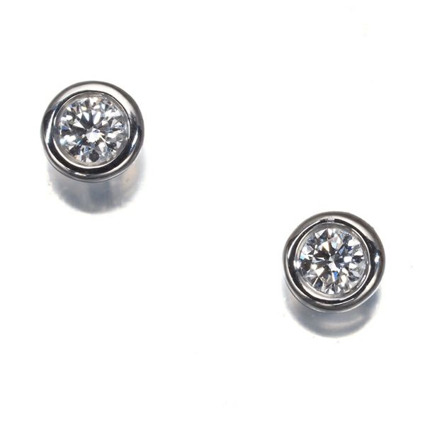 ティファニー ピアス ダイヤ 0.08ct/0.08ct程 バイザヤード  Pt950 