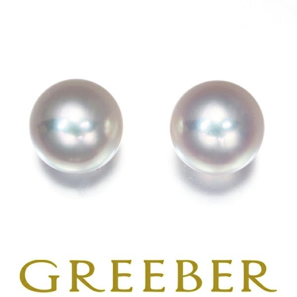 ミキモト ピアス アコヤ真珠 パール 8.5mm   K18WG 