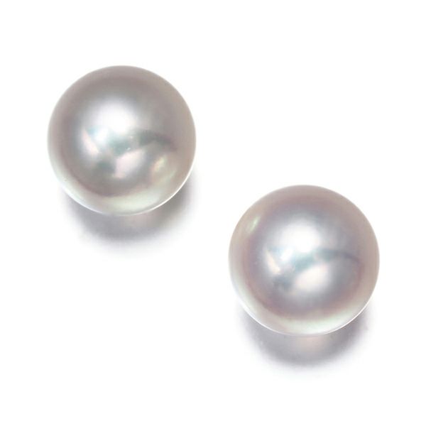 ミキモト ピアス アコヤ真珠 パール 8.5mm   K18WG 