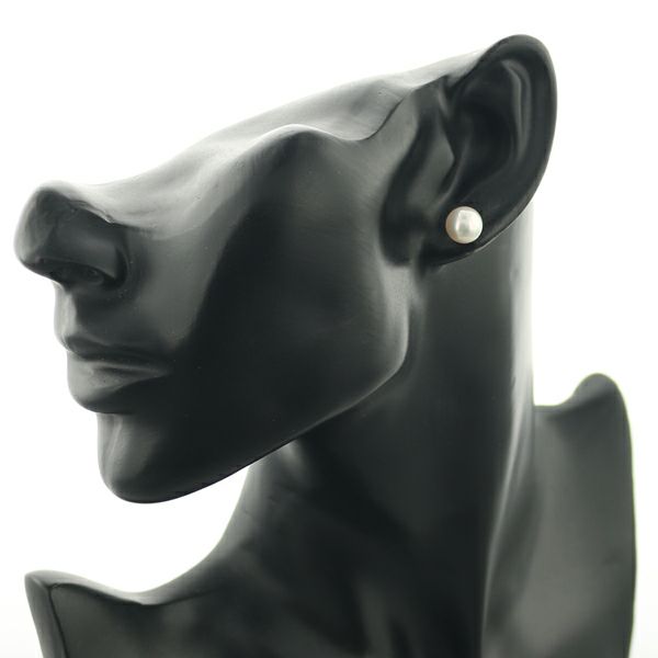 ミキモト ピアス アコヤ真珠 パール 8.5mm   K18WG 