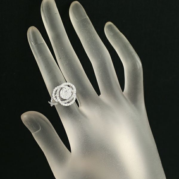 ダイヤ 1.00ct   リング K18WG 