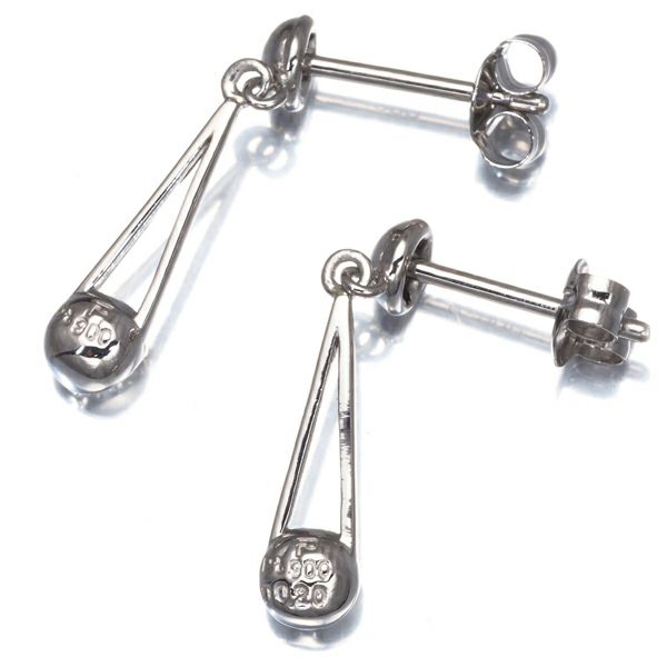 ポーラ ピアス ダイヤ 0.20ct  揺れる Pt900 